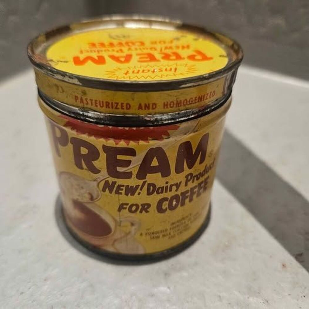 Pream Dairy Product Vintage Can 3"